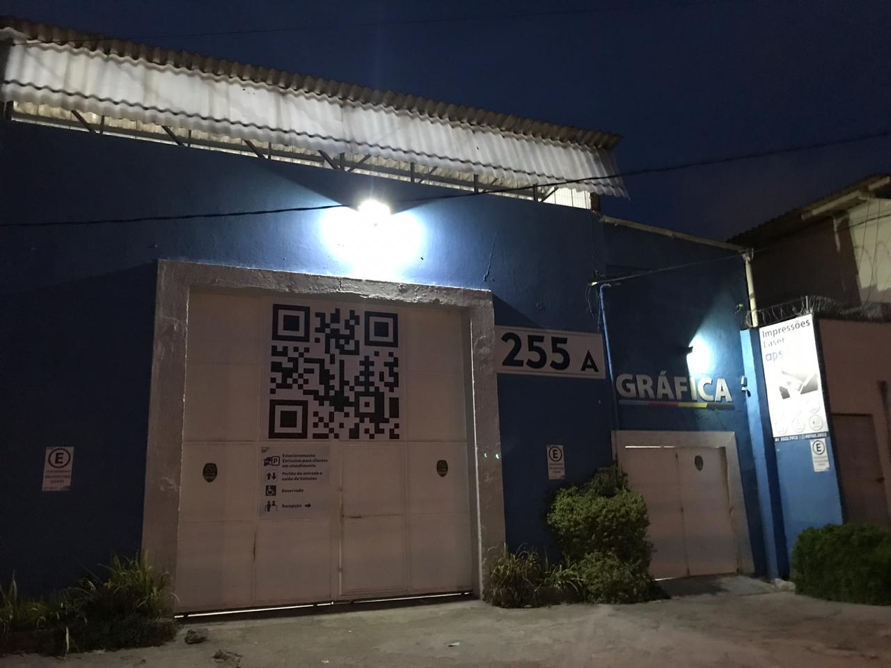 qr code impressão digital comunicação visual